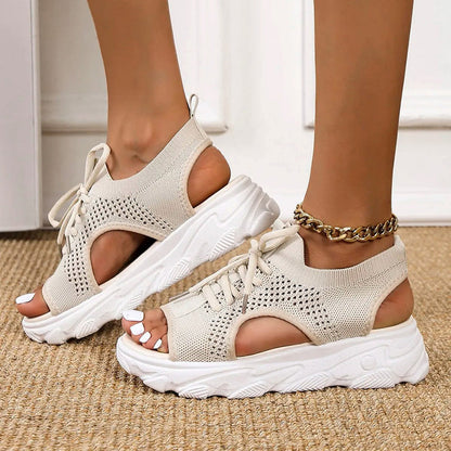 Laurene® | Breathable Platform Sandals