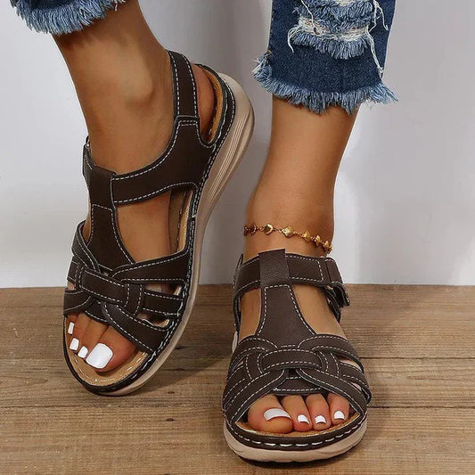 Margarita® | Orthopedic Comfort Sandals Made Of Vintage Leather