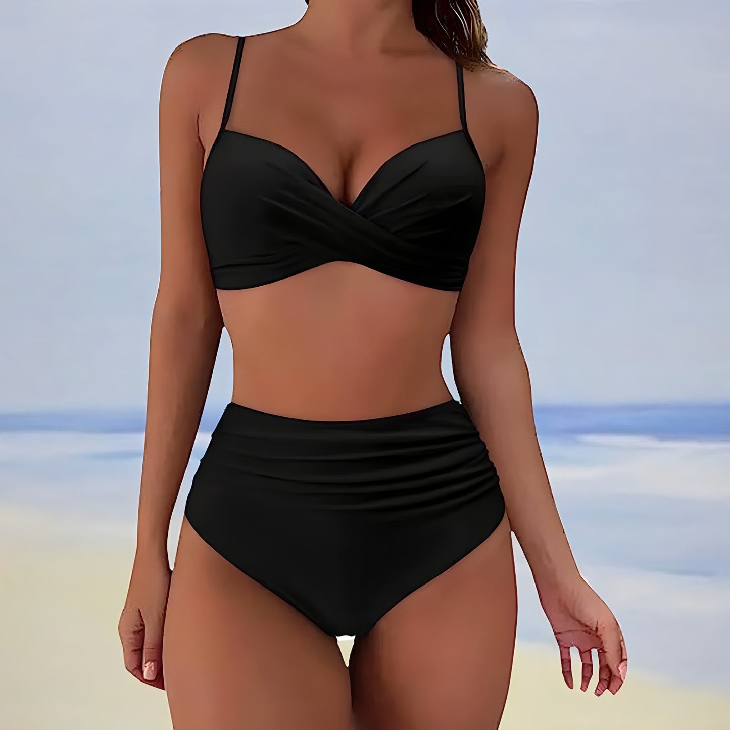 Ayako® | High Waist Bikini With Twist Top