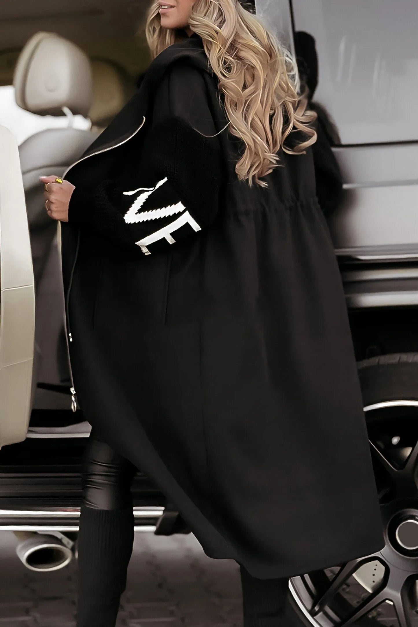 Abigail® | Hooded Patchwork Jacket