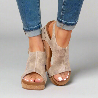 Rita® | Orthopedic Leather Sandals