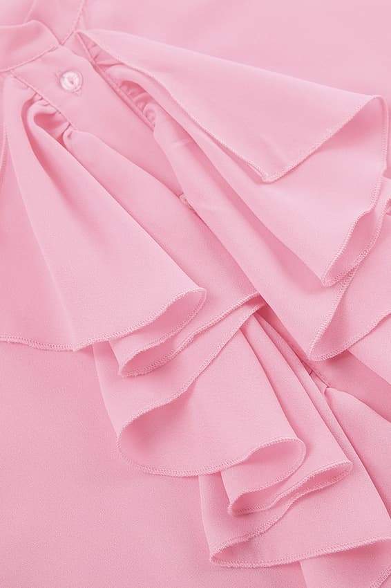 Lorena® | Semi-transparent blouse with ruffles