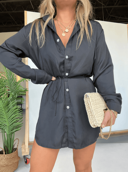 Adalicia® | Elegant Satin Overall Dress For Every Occasion