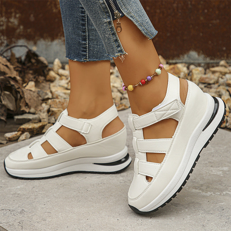 Renata® | Orthopedic sneaker sandals made of vegetable leather