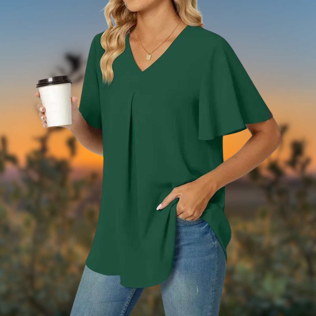Liana® | Elegant And Casual Blouse With A V-Neck