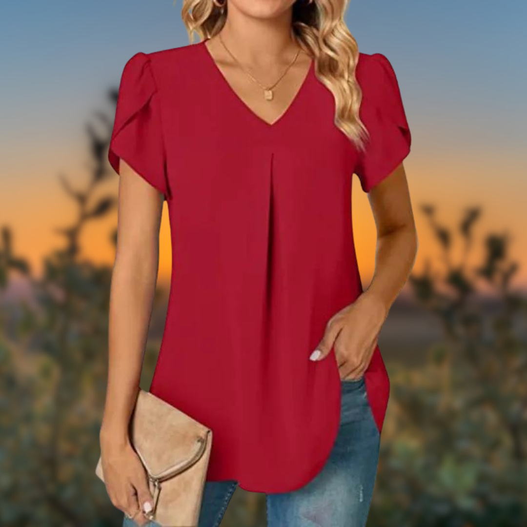 Liana® | Elegant And Casual Blouse With A V-Neck