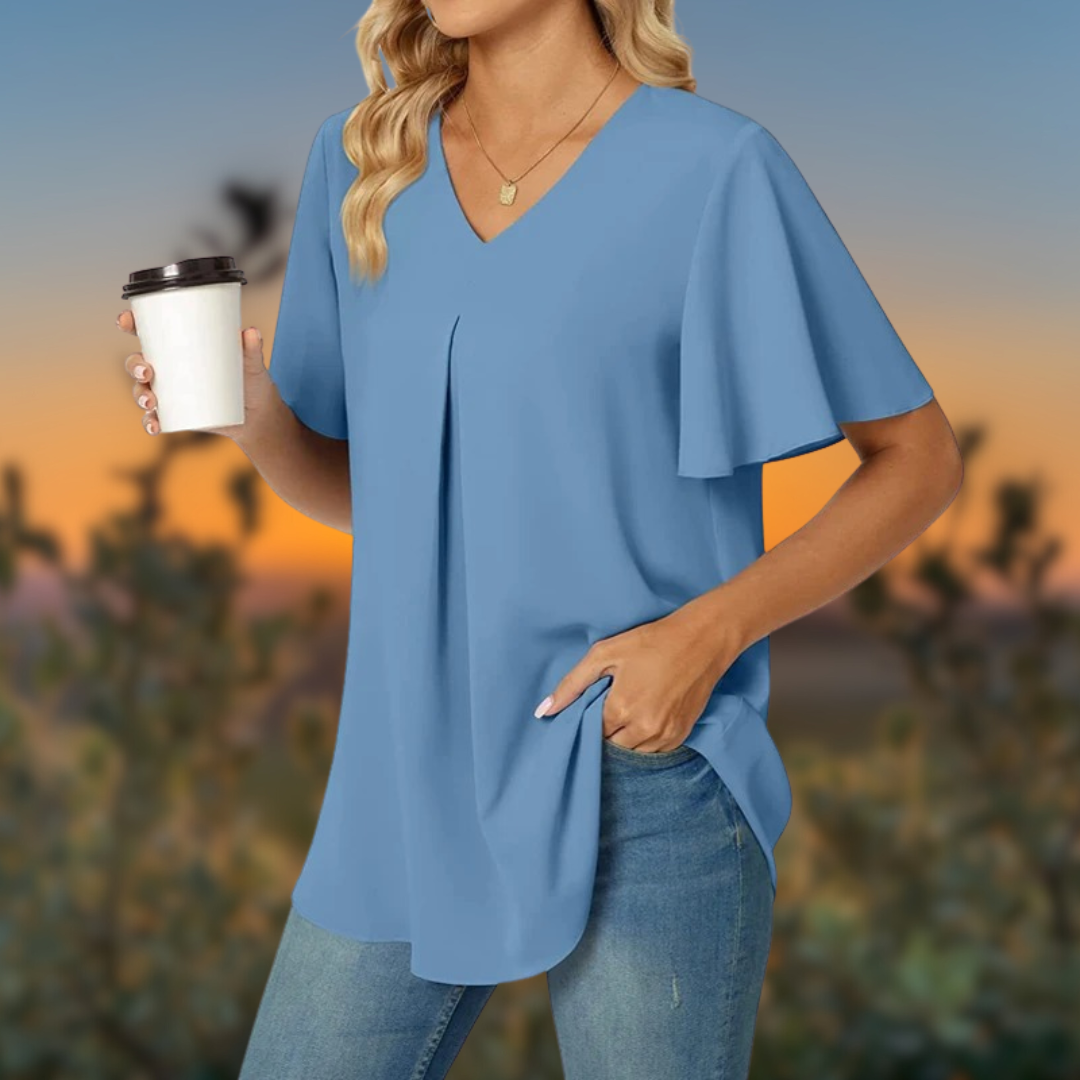 Liana® | Elegant And Casual Blouse With A V-Neck