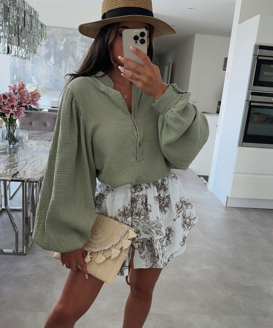 Lynne® | Blouse Puff Sleeves Match