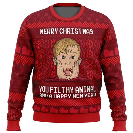 Leire® | Unisex anime print Christmas sweater