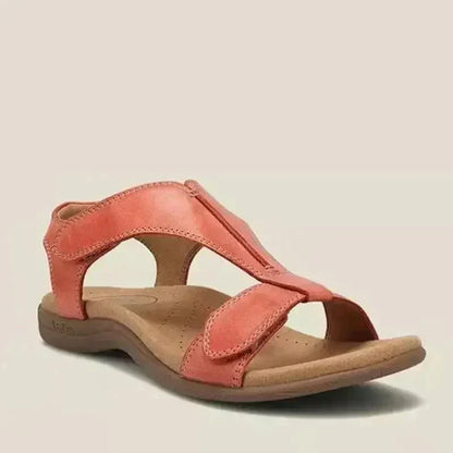 Olga® | Katie Adjustable Leather Summer Sandals With Arch Support