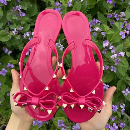 Nikki® | Studded Bow-Knot Flip-Flops Sandals